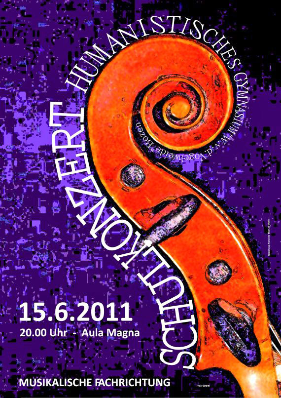 Plakat Schulkonzert