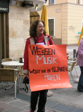 Lehrperson in Aktion