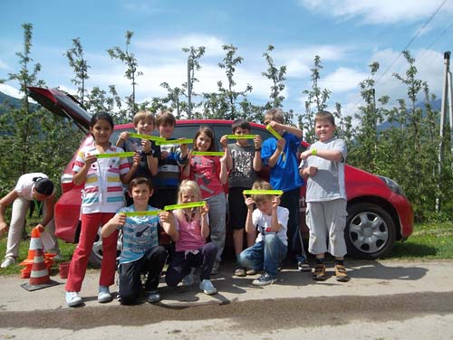 Hallo Auto an der GS Plaus