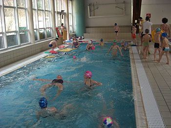 Üben im kleinen Becken